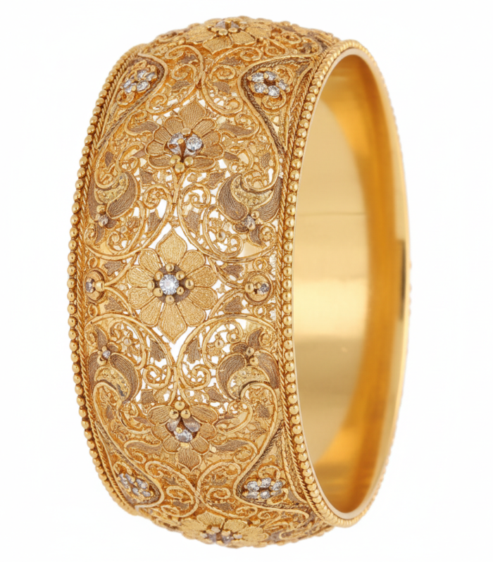 Spear Flex Cuff, Sterling Silver